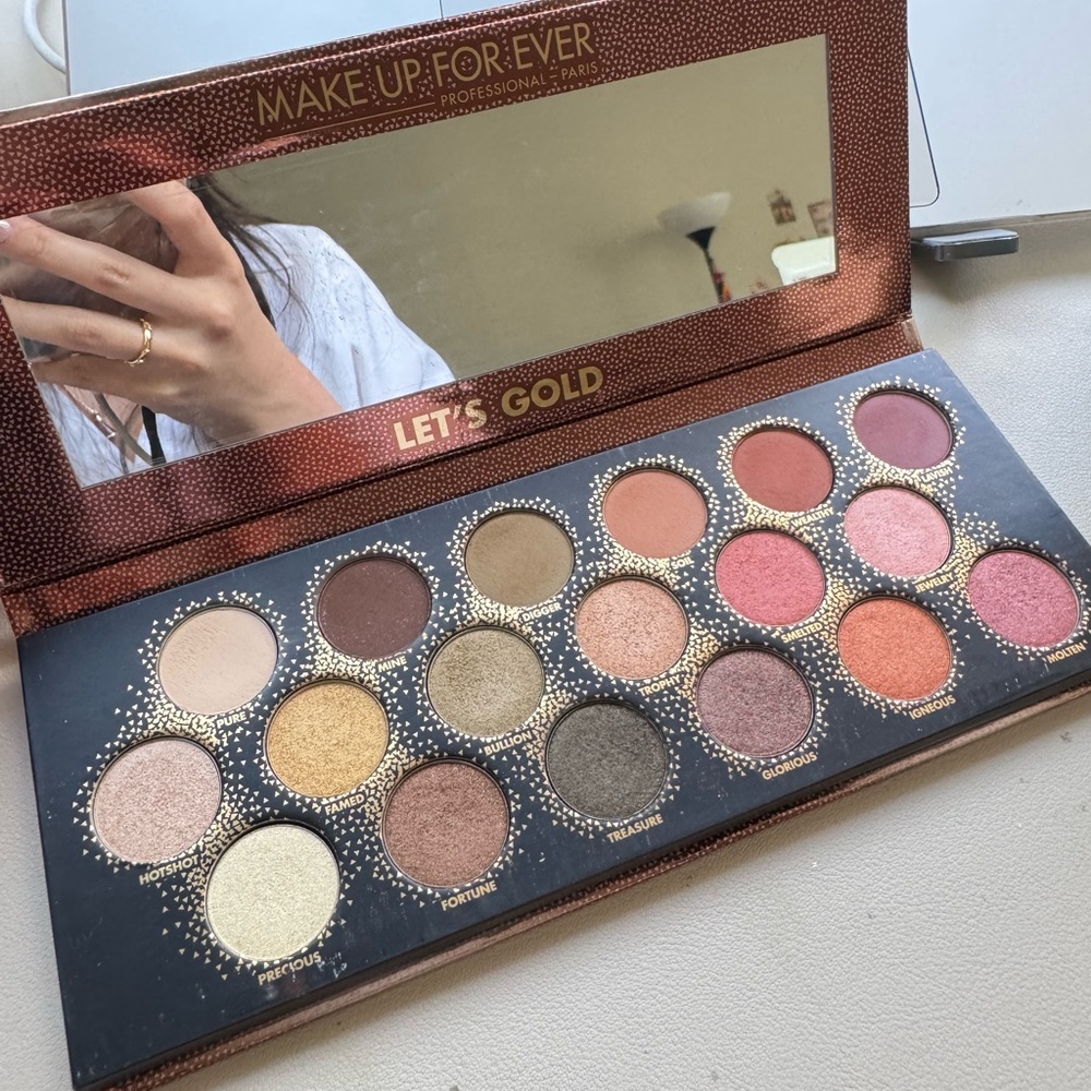 Makeup Forever Gold & Pink Eyeshadow Palette